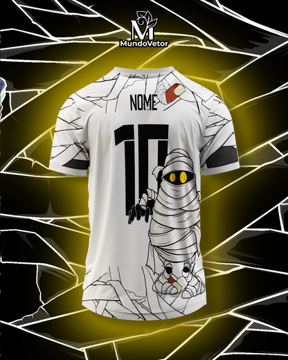 Mockup das costas com fundo estilizado – Arte Vetor Camisa Interclasse Mumia Urbana