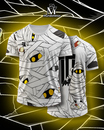 Mockup frente e costas da camisa Arte Vetor Camisa Interclasse Mumia Urbana