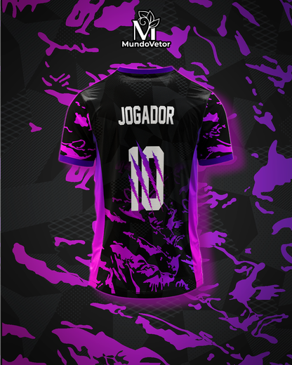 Mockup costas da camisa Arte Vetor Camisa Interclasse Pantera 