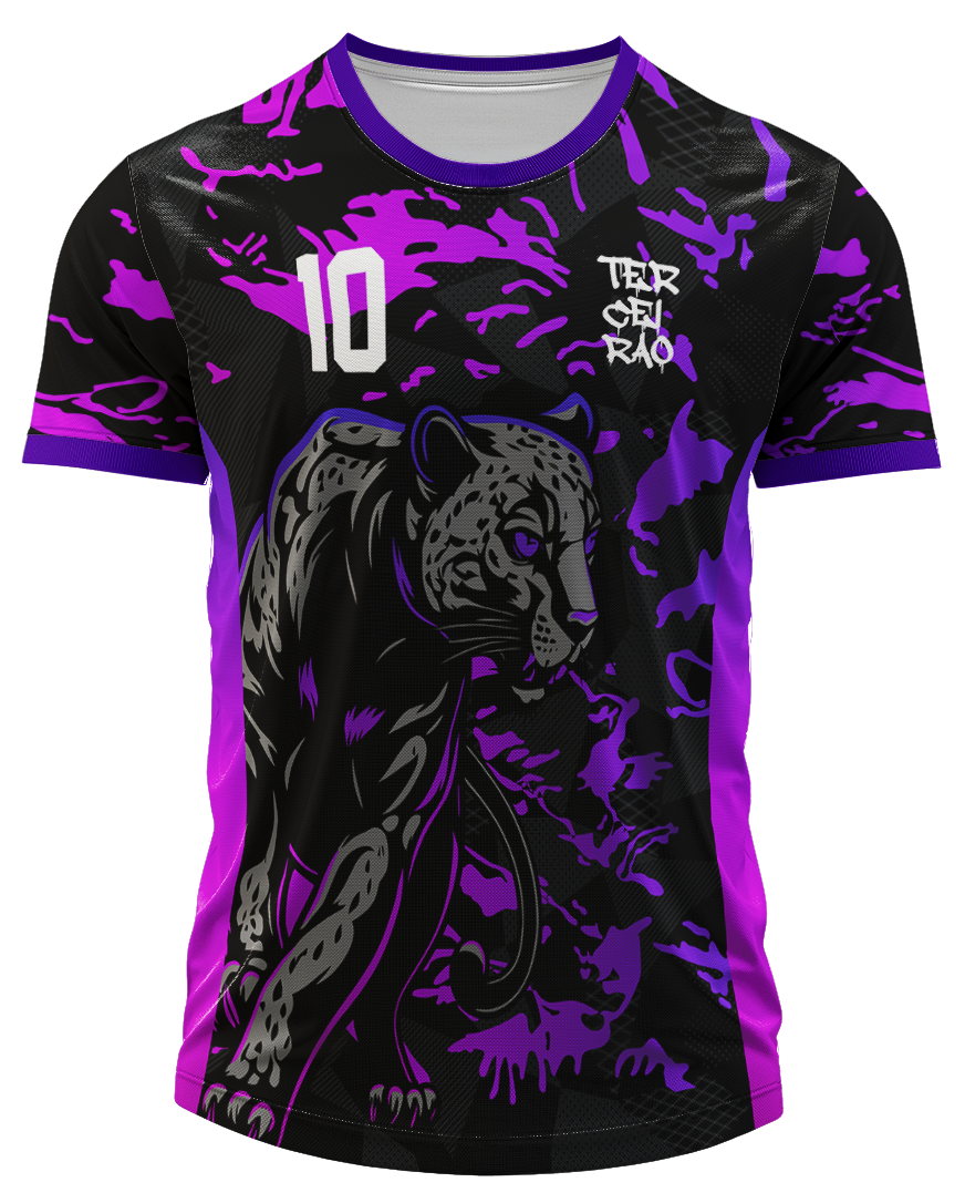 Mockup frente da camisa Arte Vetor Camisa Interclasse Pantera 
