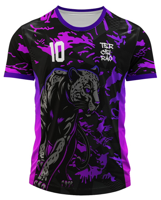 Mockup frente da camisa Arte Vetor Camisa Interclasse Pantera 
