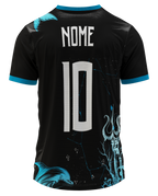 Mockup costas da camisa Arte Vetor Camisa Interclasse Poseidon Majestoso