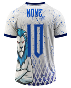 Mockup costas da camisa Arte Vetor Camisa Interclasse Terceirao Leao Rei Da Selva