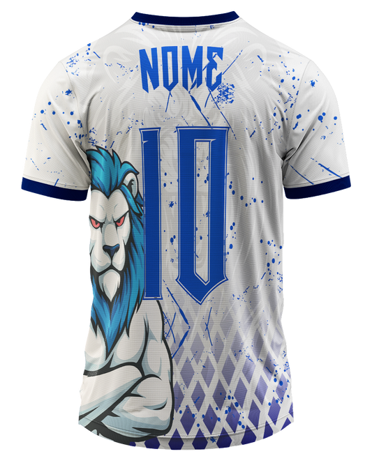 Mockup costas da camisa Arte Vetor Camisa Interclasse Terceirao Leao Rei Da Selva