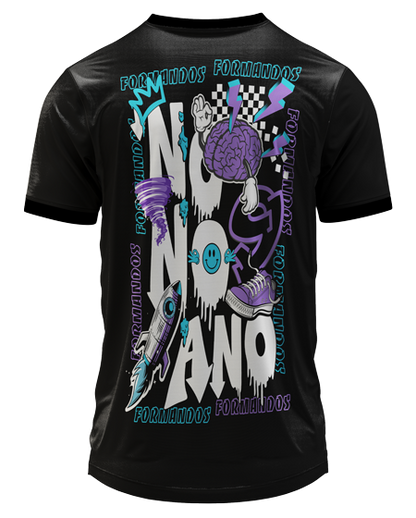 Mockup costas da camisa Arte Vetor Camisa Nono Ano Pop Arte Grafitada