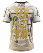 Mockup costas da camisa Arte Vetor Camisa Terceirao Chaves Vibe