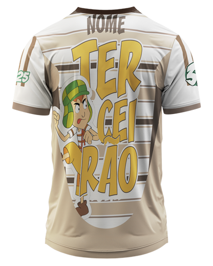 Mockup costas da camisa Arte Vetor Camisa Terceirao Chaves Vibe