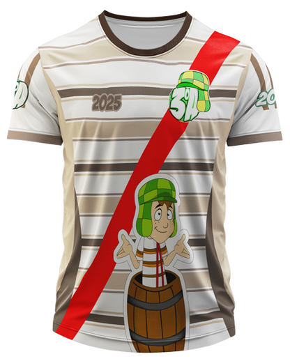 Mockup frente da camisa Arte Vetor Camisa Terceirao Chaves Vibe