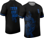 Mockup frente e costas da camisa Arte Vetor Camisa Terceirao Cobra E Folhas