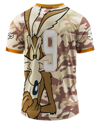 Mockup costas da camisa Arte Vetor Camisa Terceirao Coiote Classico