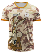 Mockup frente da camisa Arte Vetor Camisa Terceirao Coiote Classico
