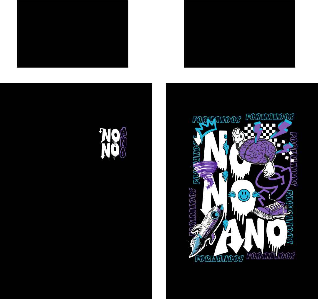 Arte Vetor Camisa Nono Ano Pop Arte Grafitada