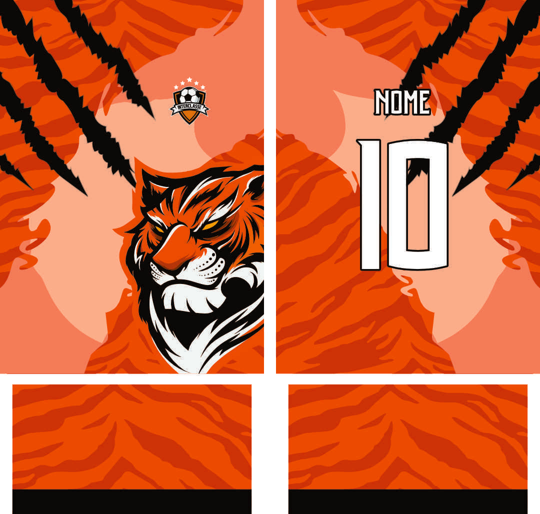 Arte Digital Camisa Interclasse Tigre