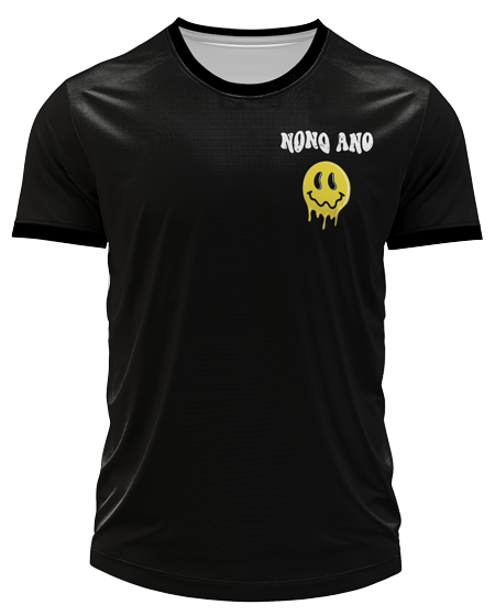 Arte Digital Camiseta Nono Ano Smile Face Divertido
