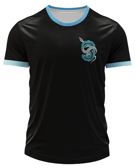 Arte Digital Camiseta Terceirão Medusa Azul