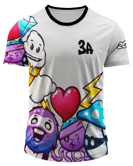 Arte Digital Camisa Terceirao Monstrinhos