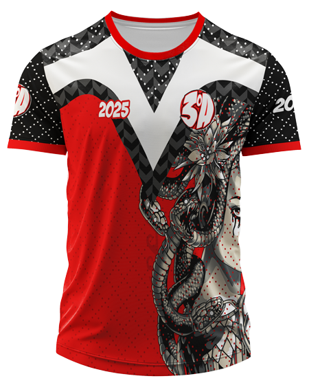 Arte Digital Camisa Terceirao Medusa Grafite