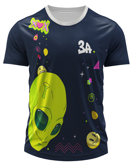 Arte Digital Camisa Terceirao Alien Versao 2
