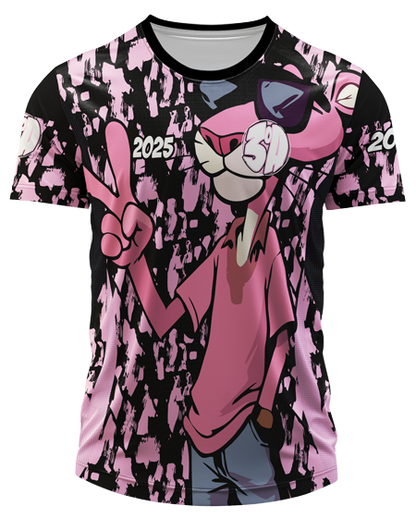 Arte Digital Camiseta Terceirão Pantera Cor de Rosa