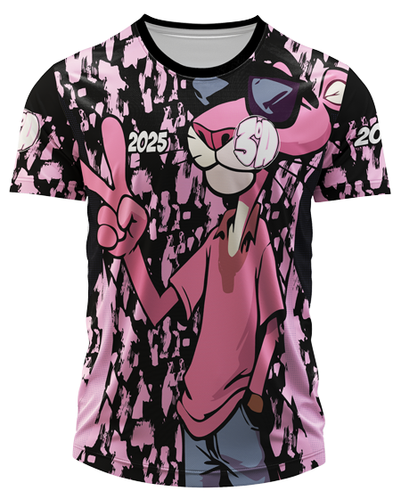 Arte Digital Camiseta Terceirão Pantera Cor de Rosa