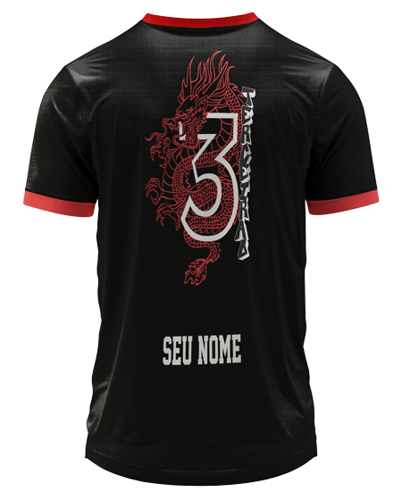 Arte Digital Camiseta Terceirão Sketch Dragão