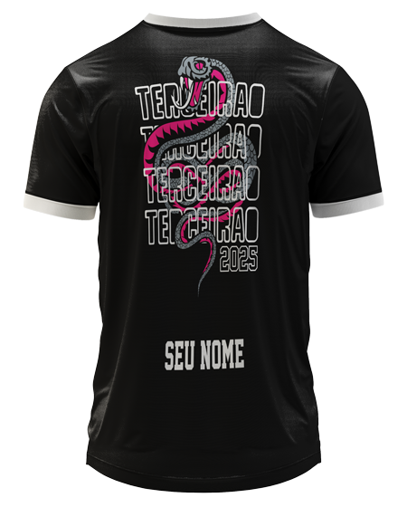 Arte Digital Camiseta Terceirão Cobra Tripla