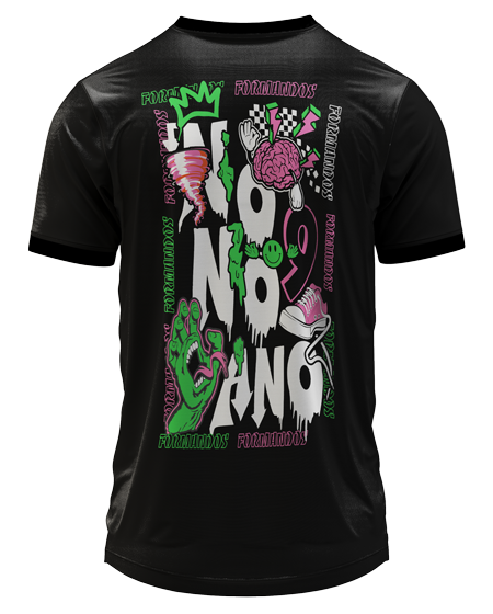 Arte Digital Camiseta Nono Ano Pop Arte Neon