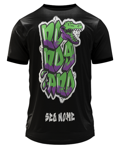 Arte Digital Camiseta Nono Ano Jacaré Irreverente