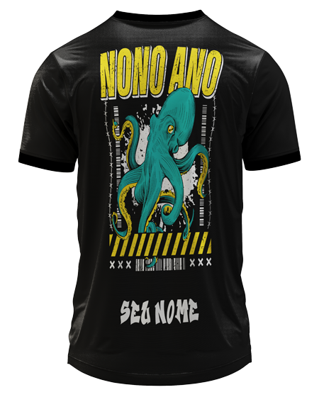 Arte Digital Camiseta Nono Ano Polvo Versátil