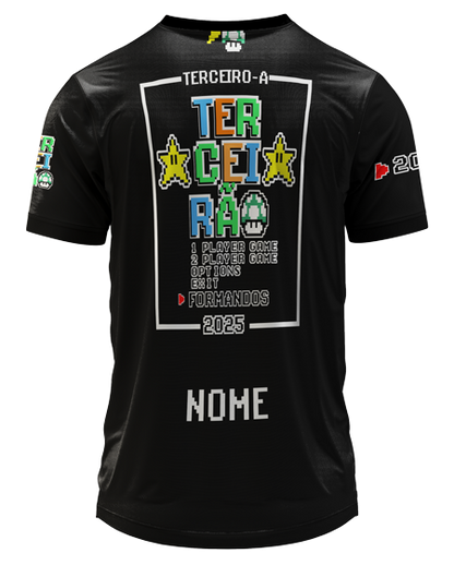Arte Digital Camiseta Terceirão Super Mario