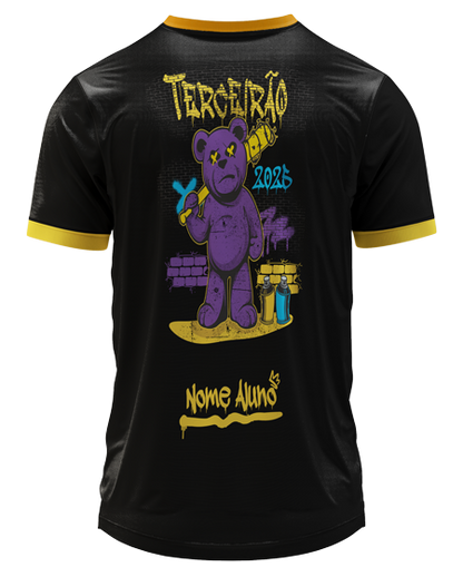Arte Digital Camiseta Terceirão Urso Grafiteiro