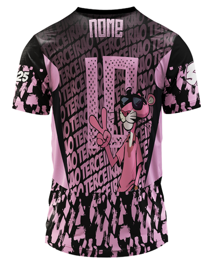Arte Digital Camiseta Terceirão Pantera Cor de Rosa