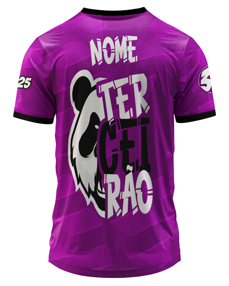 Arte Digital Camiseta Terceirão Panda Style