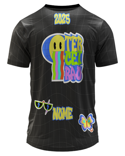 Arte Digital Camiseta Terceirão Pop Art Colorida
