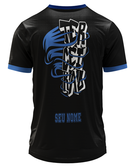 Arte Digital Camiseta Terceirão Tornado Azul