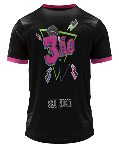 Arte Digital Camiseta Terceirão Raios
