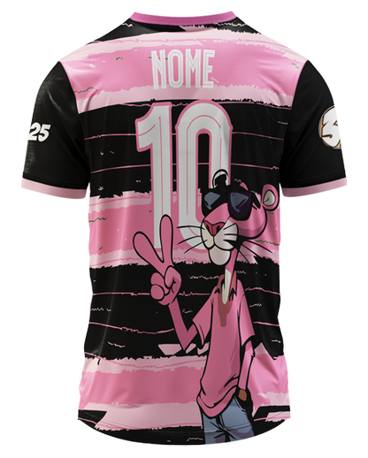Arte Digital Camiseta Terceirão Pantera Cor de Rosa 2