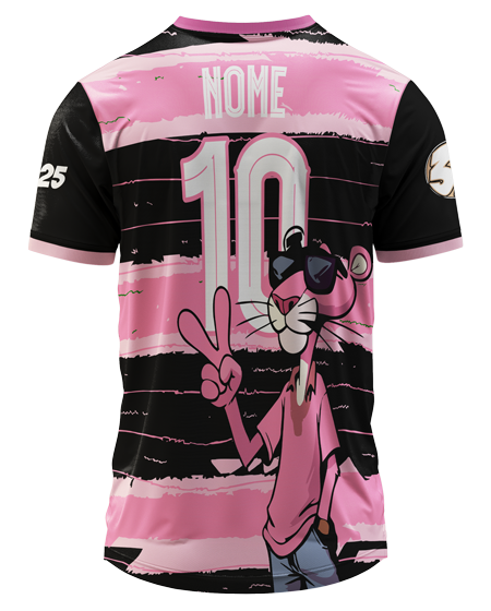 Arte Digital Camiseta Terceirão Pantera Cor de Rosa 2