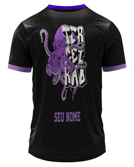 Arte Digital Camisa Terceirao Polvo Roxo