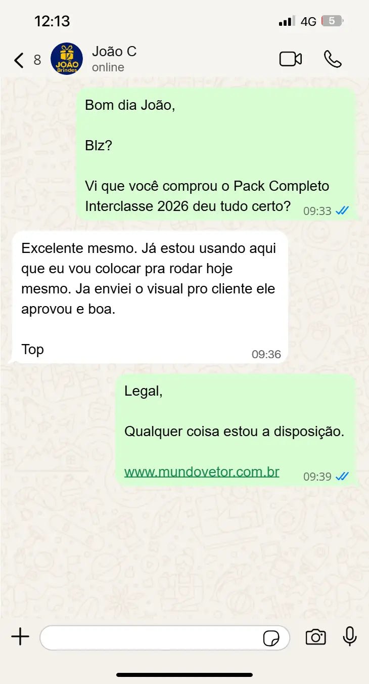 Depoimento real de cliente MundoVetor