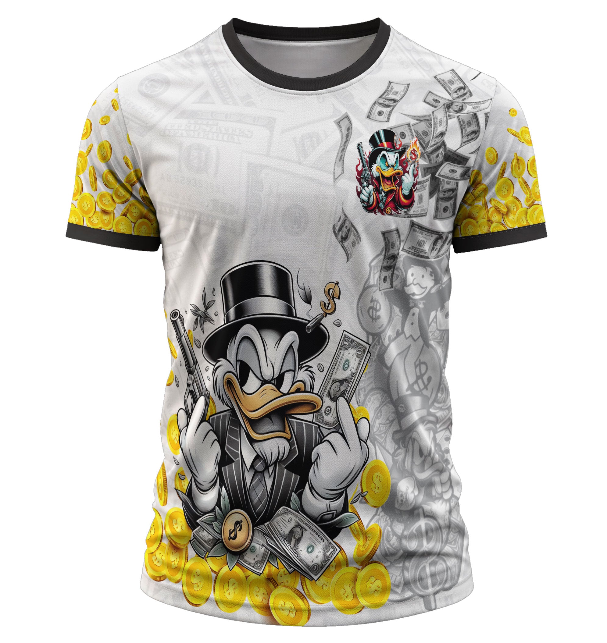 arte digital tio patinhas para camisa interclasse 2026