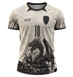 mockup 3d camiseta arte vetor estampa dragão negro frente