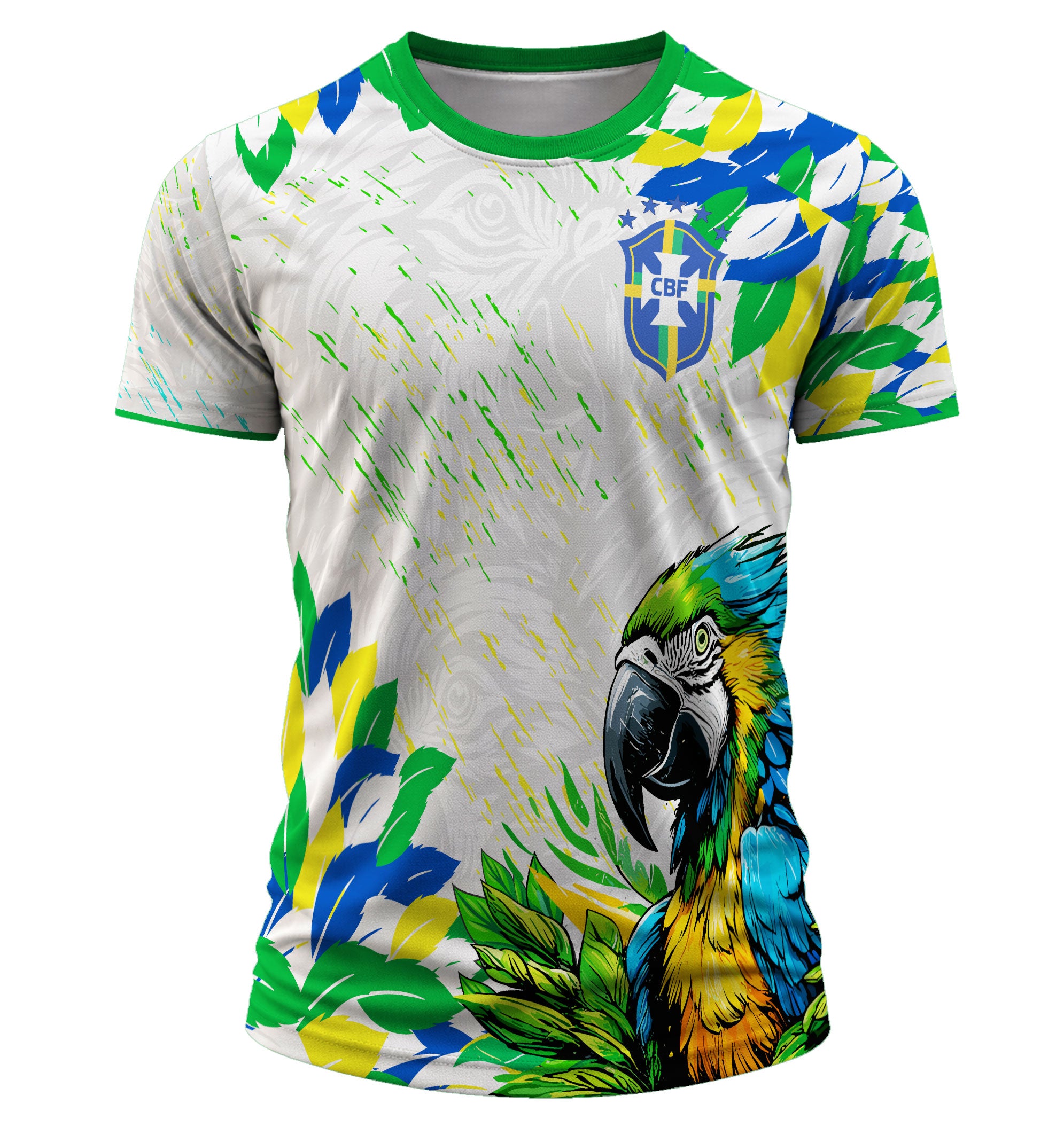 mockup 3d  frente arte digital vetor camisa arara 