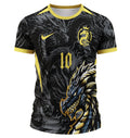 Mockup Frente arte digital dragão dourado para camisa interclasse 2026