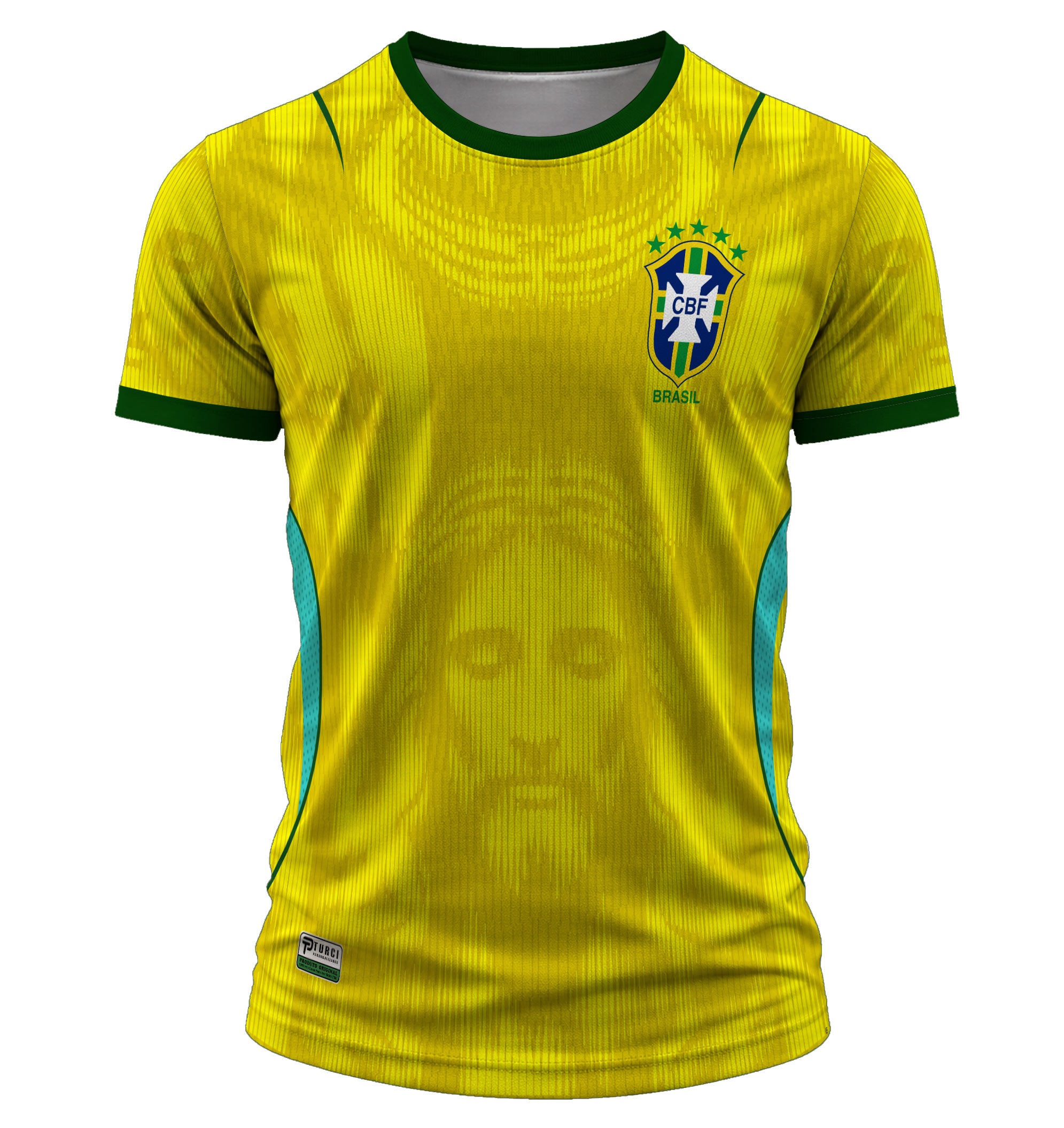 Arte Digital Camisa Seleção Brasileira Jesus 2026.2027 Amarela