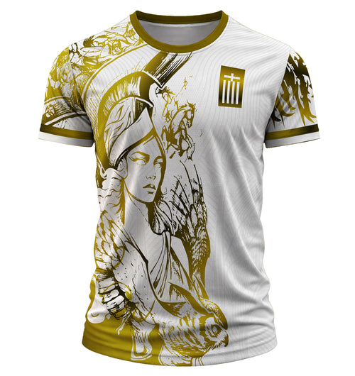Mockup 3D Camiseta Frente manga Curta Athena