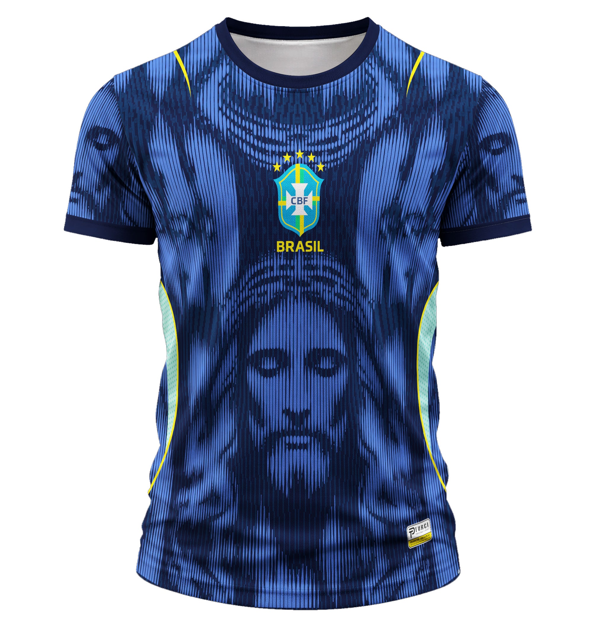 Arte Digital Camisa Seleção Brasileira Jesus 2026.2027 Azul