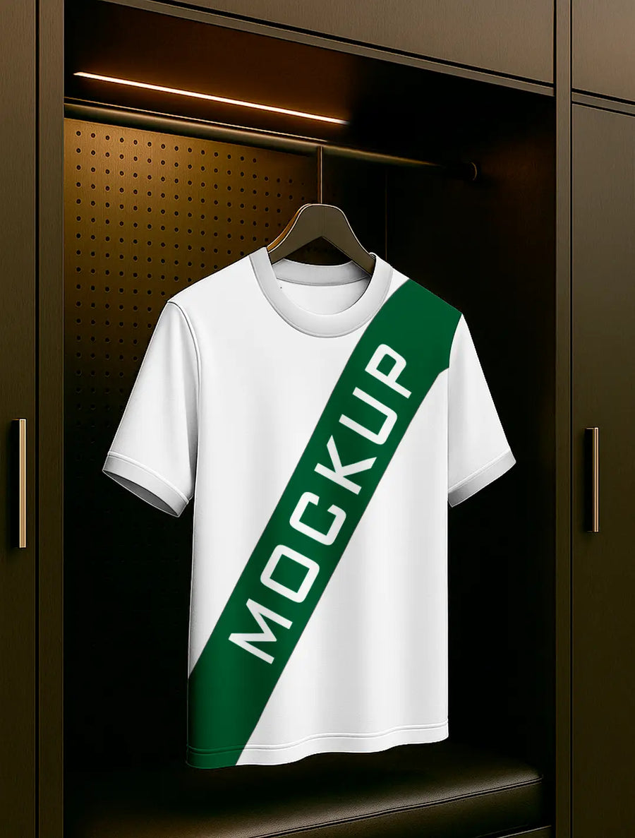 Modelo de camiseta personalizada criado com o Pack Interclasse 2026