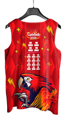 Arte Vetor Abadá Carnaval 2026 Arara Vermelha - Mockup Costas