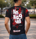 Camisa vetor nono ano homem aranha e hello kity